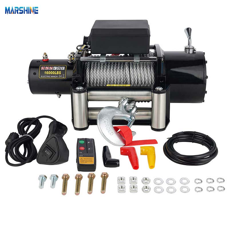12 V 16000 lbs Elektrisches angetriebenes Ziehgeband
