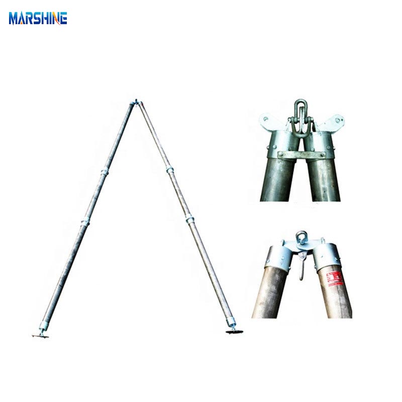 Aluminiumlegierung A-Form tubulärer Ginpol
