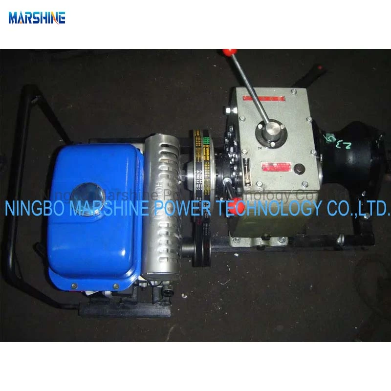 Gasoline Engine Cable Pulling Winch Machine
