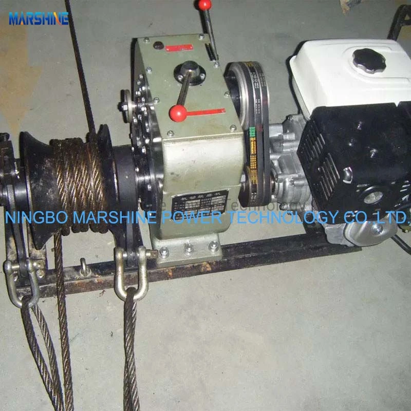Gasoline Engine Cable Pulling Winch Machine