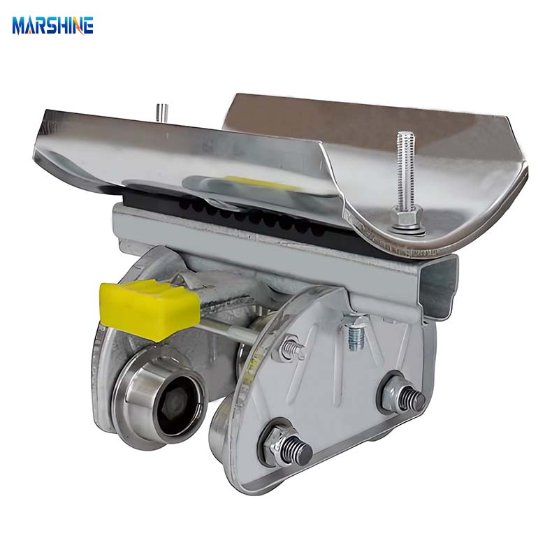 Obenliegende C-Schiene, I-Träger-Aufhängungsrolle, Kabelaufreihungsblock