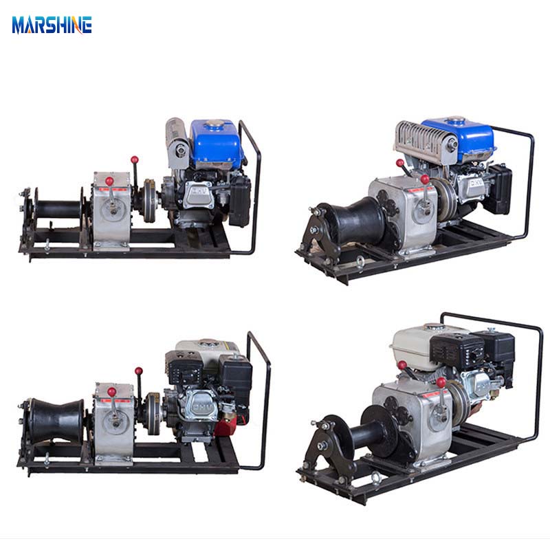 Tragbarer Dieselmotorenkabel Winchmaschine